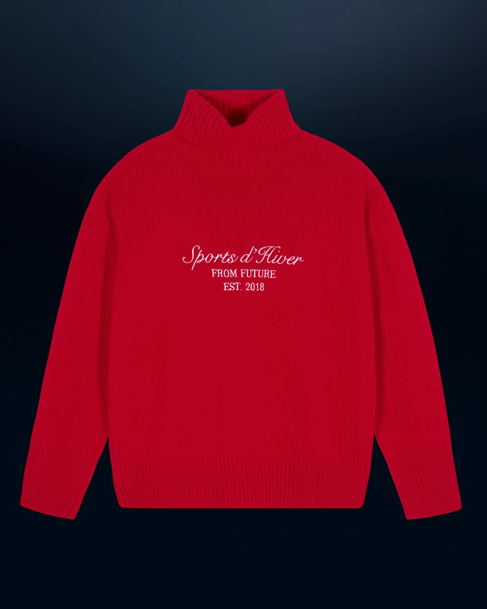 FROM FUTURE Pullover Collo dolcevita DarkRed New