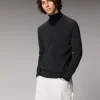 FROM FUTURE Pullover Scollo a V Basic Grigioantracite Cheap