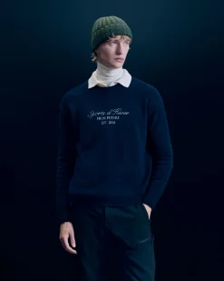FROM FUTURE Pullover Scollo tondo MarinaMilitare New