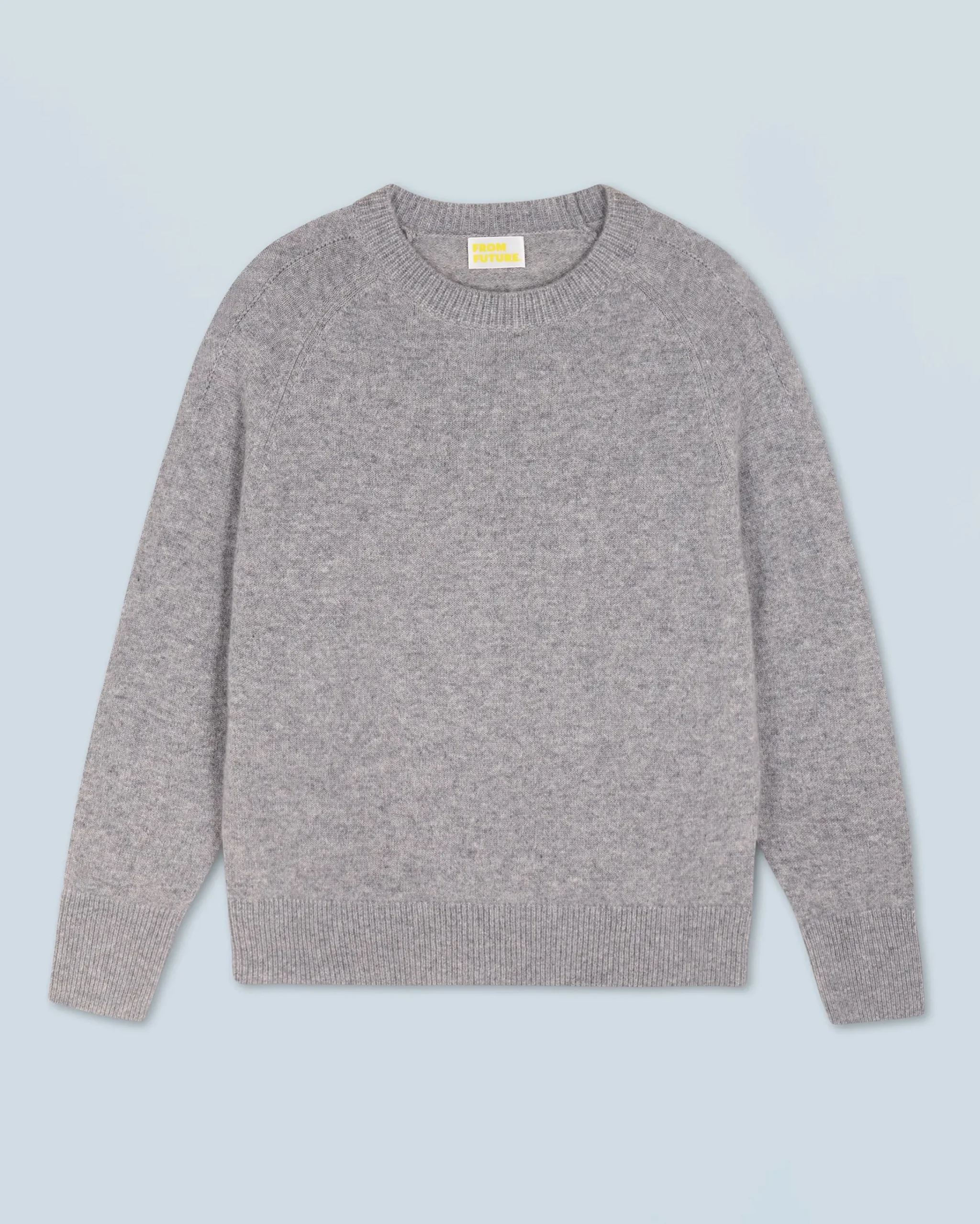 FROM FUTURE Pullover Scollo tondo Oversize Leggero Grigioericascuro Shop