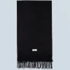 FROM FUTURE Sciarpa con frange Nero Flash Sale