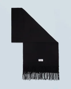 FROM FUTURE Sciarpa con frange Nero Flash Sale