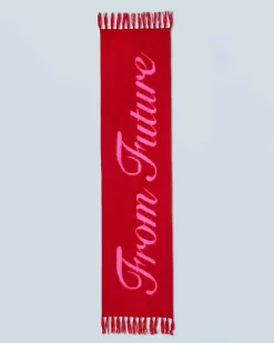 FROM FUTURE Sciarpa con frange DarkRed Online