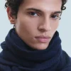 FROM FUTURE Sciarpa con frange A Maglia a trecce MarinaMilitare Flash Sale