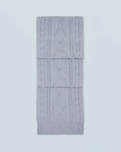 FROM FUTURE Sciarpa con frange A Maglia a trecce GrayStone Online