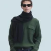FROM FUTURE Sciarpa Regolare Basic Nero Fashion