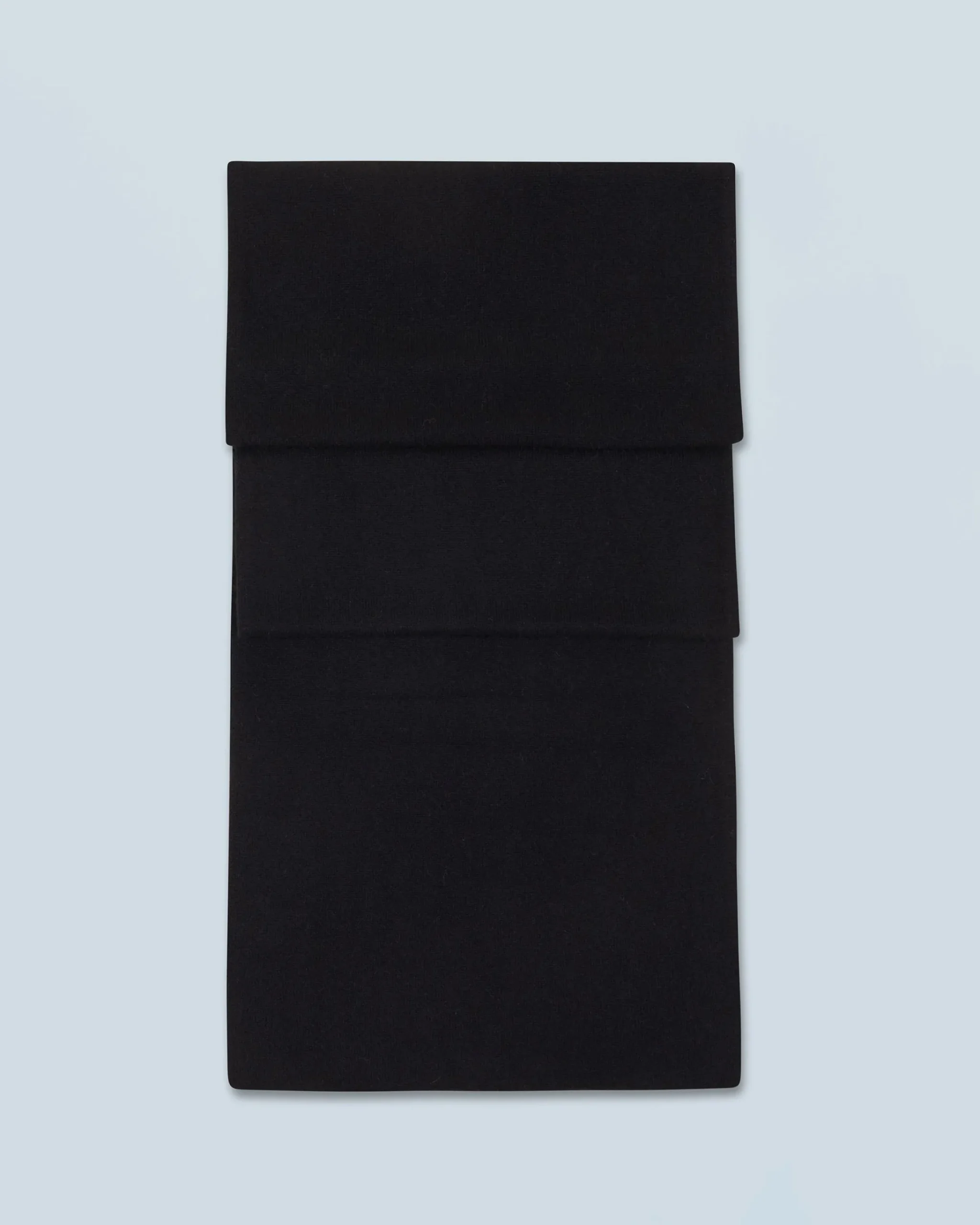 FROM FUTURE Sciarpa Regolare Basic Nero Fashion
