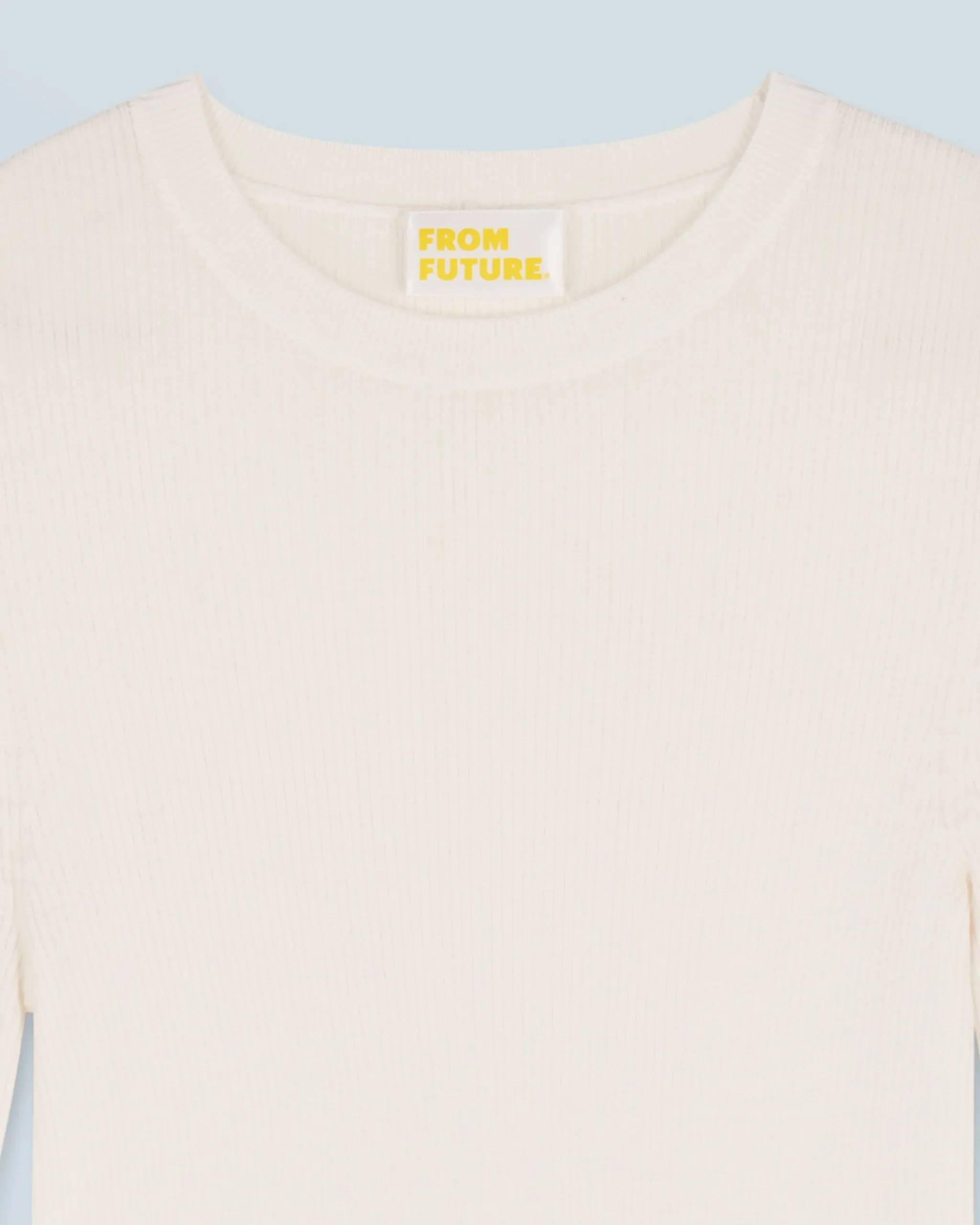 FROM FUTURE Top Maniche lunghe Ecrù New