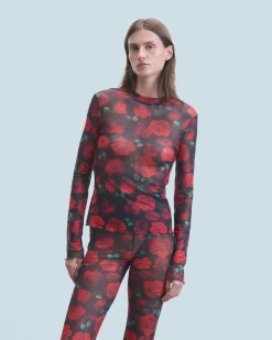 FROM FUTURE Top Maniche lunghe Mesh PassionateRose Online
