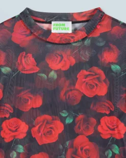 FROM FUTURE Top Maniche lunghe Mesh PassionateRose Online