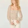 FROM FUTURE Top Maniche lunghe Molly PoisEcru Fashion