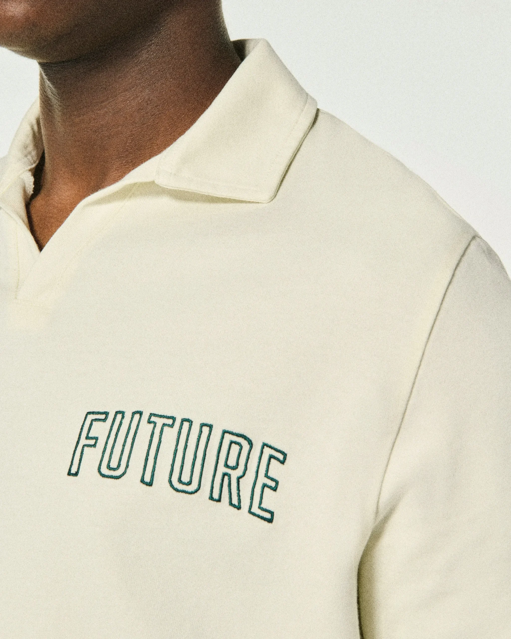 FROM FUTURE T-shirt Colletto Polo Future Ecrù Store
