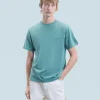 FROM FUTURE T-shirt Scollo tondo Creative Division WashedGreenAlmond Discount