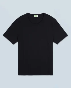 FROM FUTURE T-Shirt Scollo tondo Maniche corte Nero Hot