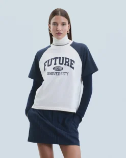 FROM FUTURE T-Shirt Scollo tondo Maniche corte Future Sabbiadeldeserto Online