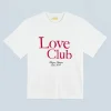 FROM FUTURE T-Shirt Scollo tondo Maniche corte Love Club Bianco Shop