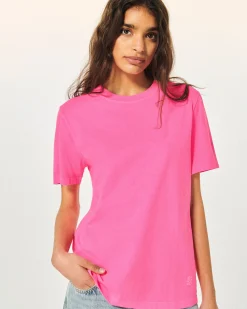 FROM FUTURE T-Shirt Scollo tondo Maniche corte TropicalPink Online