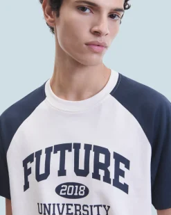 FROM FUTURE T-Shirt Scollo tondo Maniche corte Future University Sabbiadeldeserto Best Sale