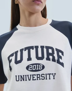 FROM FUTURE T-Shirt Scollo tondo Maniche corte Future Sabbiadeldeserto Online