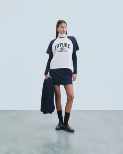 FROM FUTURE T-Shirt Scollo tondo Maniche corte Future Sabbiadeldeserto Online