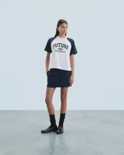 FROM FUTURE T-Shirt Scollo tondo Maniche corte Future Sabbiadeldeserto Online