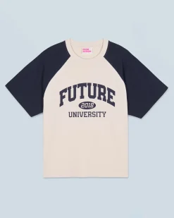 FROM FUTURE T-Shirt Scollo tondo Maniche corte Future Sabbiadeldeserto Online