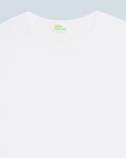 FROM FUTURE T-Shirt Scollo tondo Maniche corte Bianco Discount