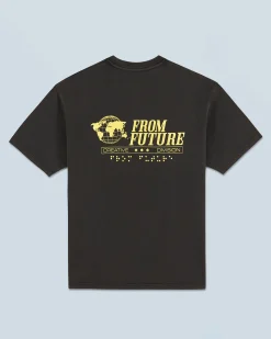 FROM FUTURE T-shirt Scollo tondo Maniche corte Ups Nerolavato Outlet