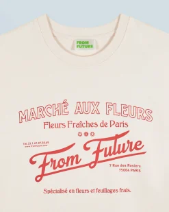 FROM FUTURE T-Shirt Scollo tondo Mercato dei fiori Sabbiadeldeserto Shop
