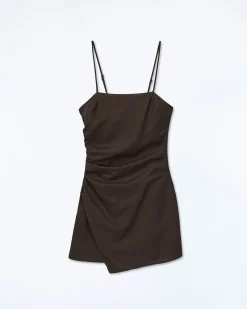 FROM FUTURE Vestito Corto con Spallina Rivka Cioccolato Store