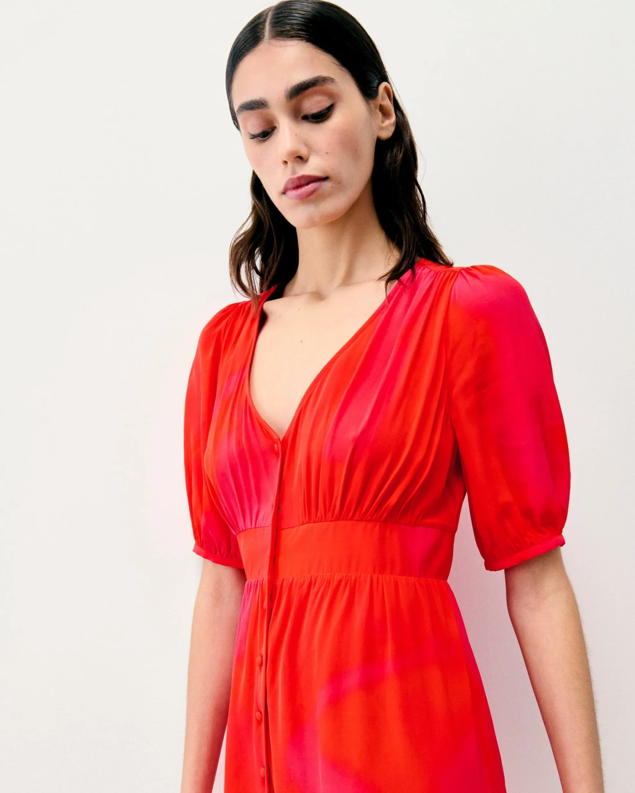 FROM FUTURE Vestito Corto Maniche corte Déborah UtopicPink Best Sale