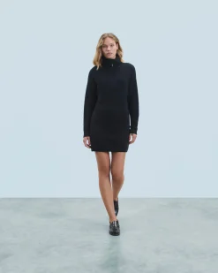 FROM FUTURE Vestito Corto Maniche lunghe Nero Clearance