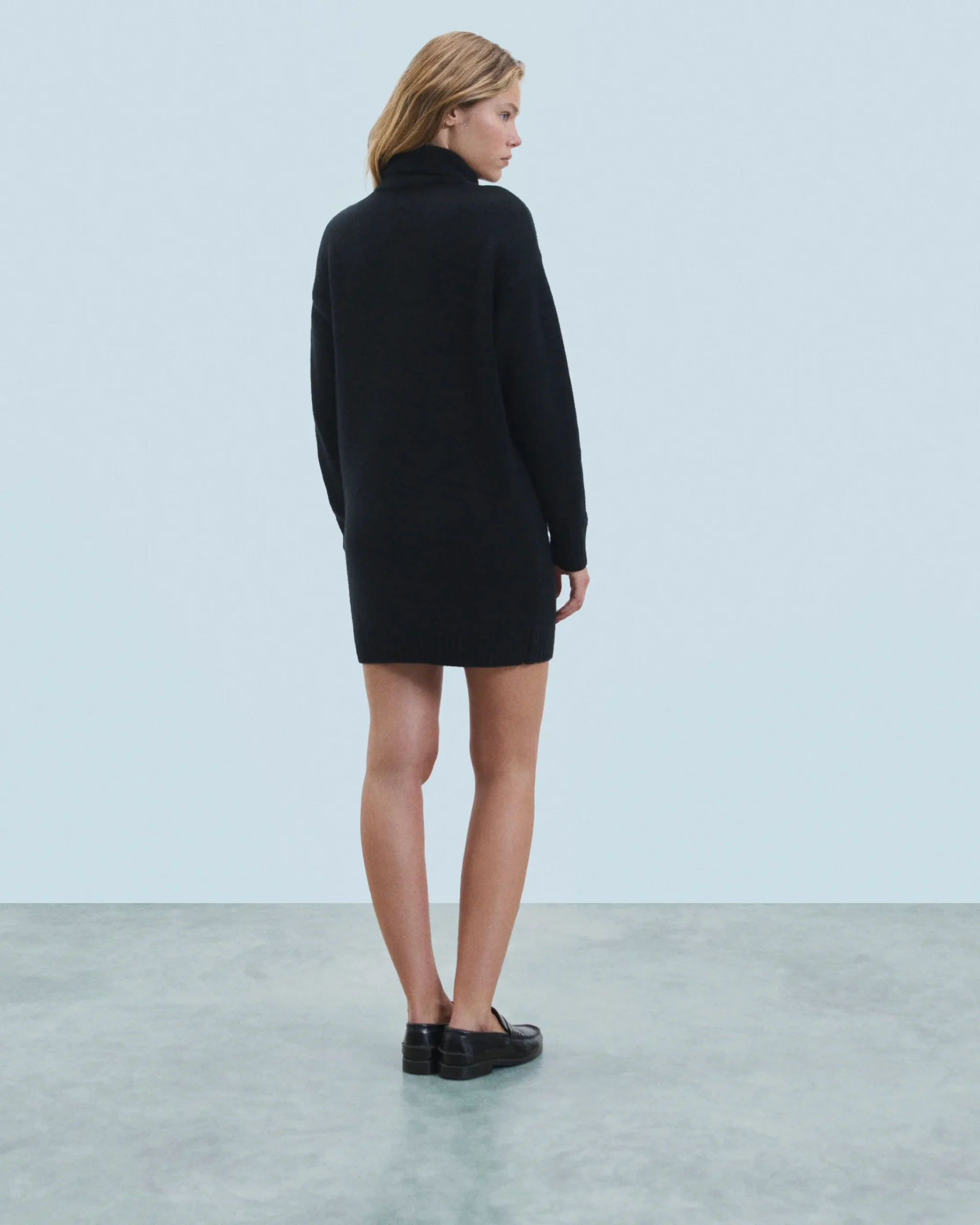 FROM FUTURE Vestito Corto Maniche lunghe Nero Clearance