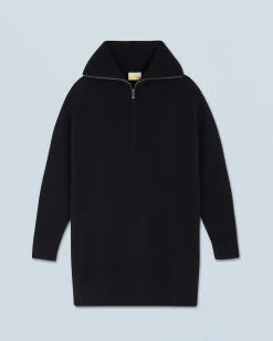FROM FUTURE Vestito Corto Maniche lunghe Nero Clearance
