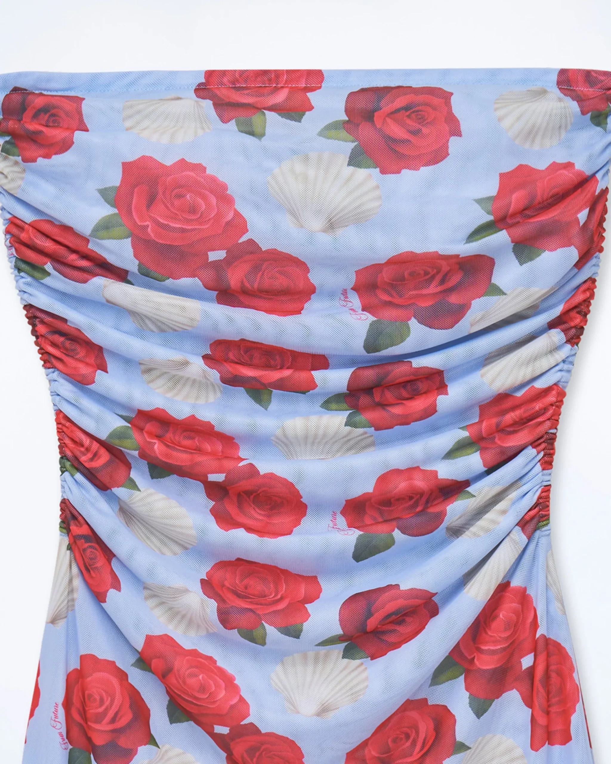 FROM FUTURE Vestito Lungo Bustier Molluschiecrostacei Fashion