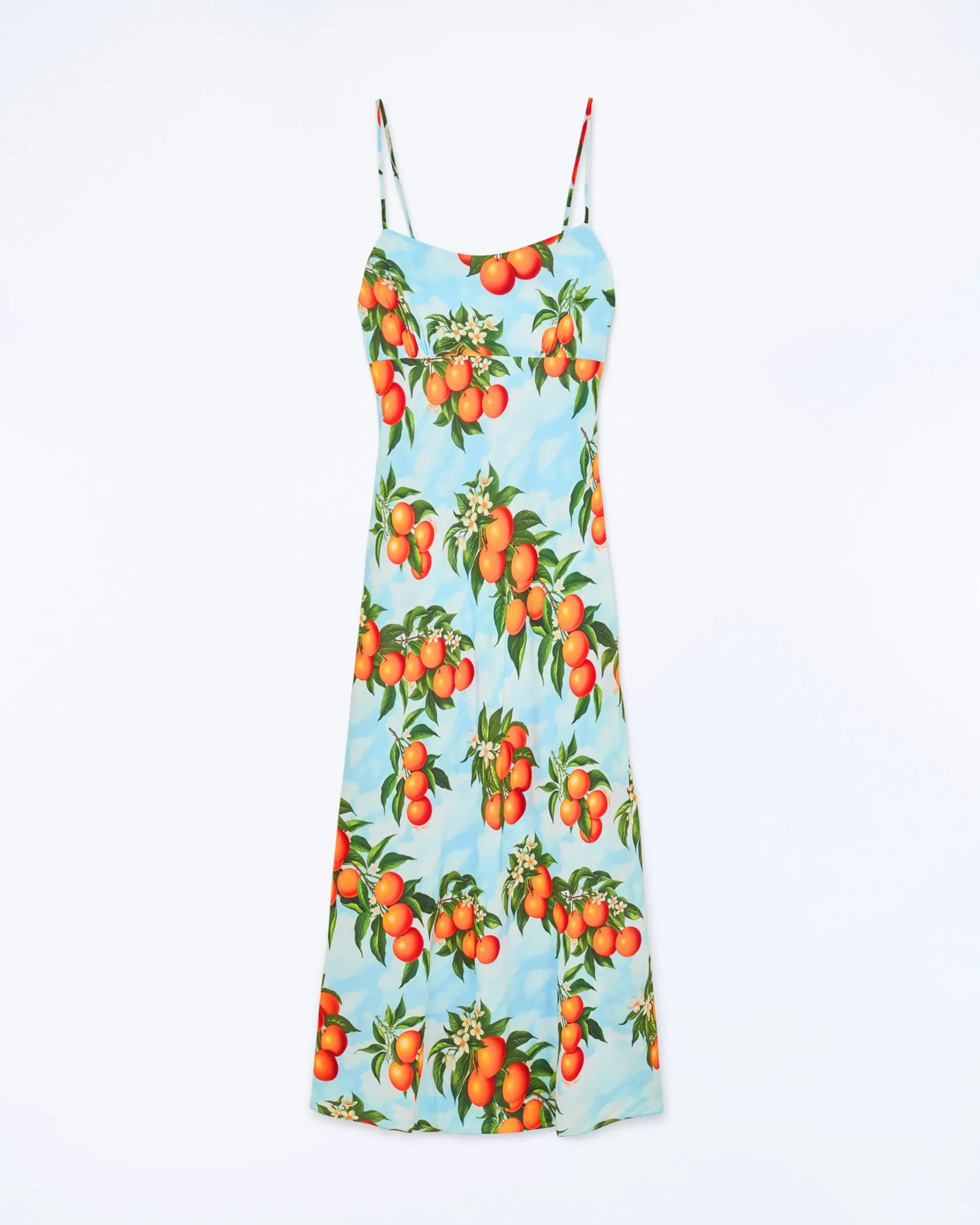 FROM FUTURE Vestito Lungo con Spallina Ilona Cieloarancione Cheap