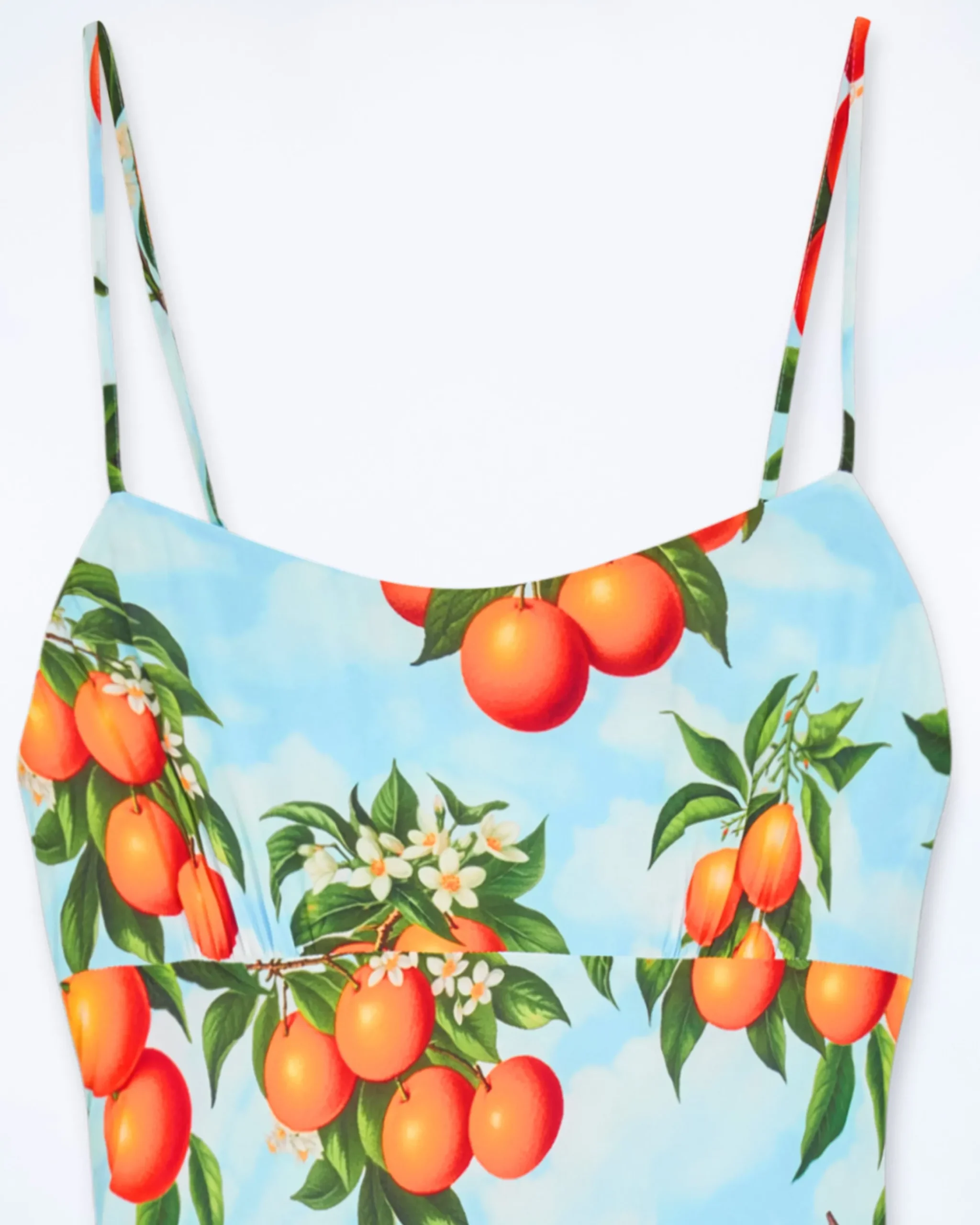 FROM FUTURE Vestito Lungo con Spallina Ilona Cieloarancione Cheap