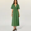 FROM FUTURE Vestito Lungo Maniche corte Gianna Cachi Clearance