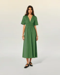FROM FUTURE Vestito Lungo Maniche corte Gianna Cachi Clearance