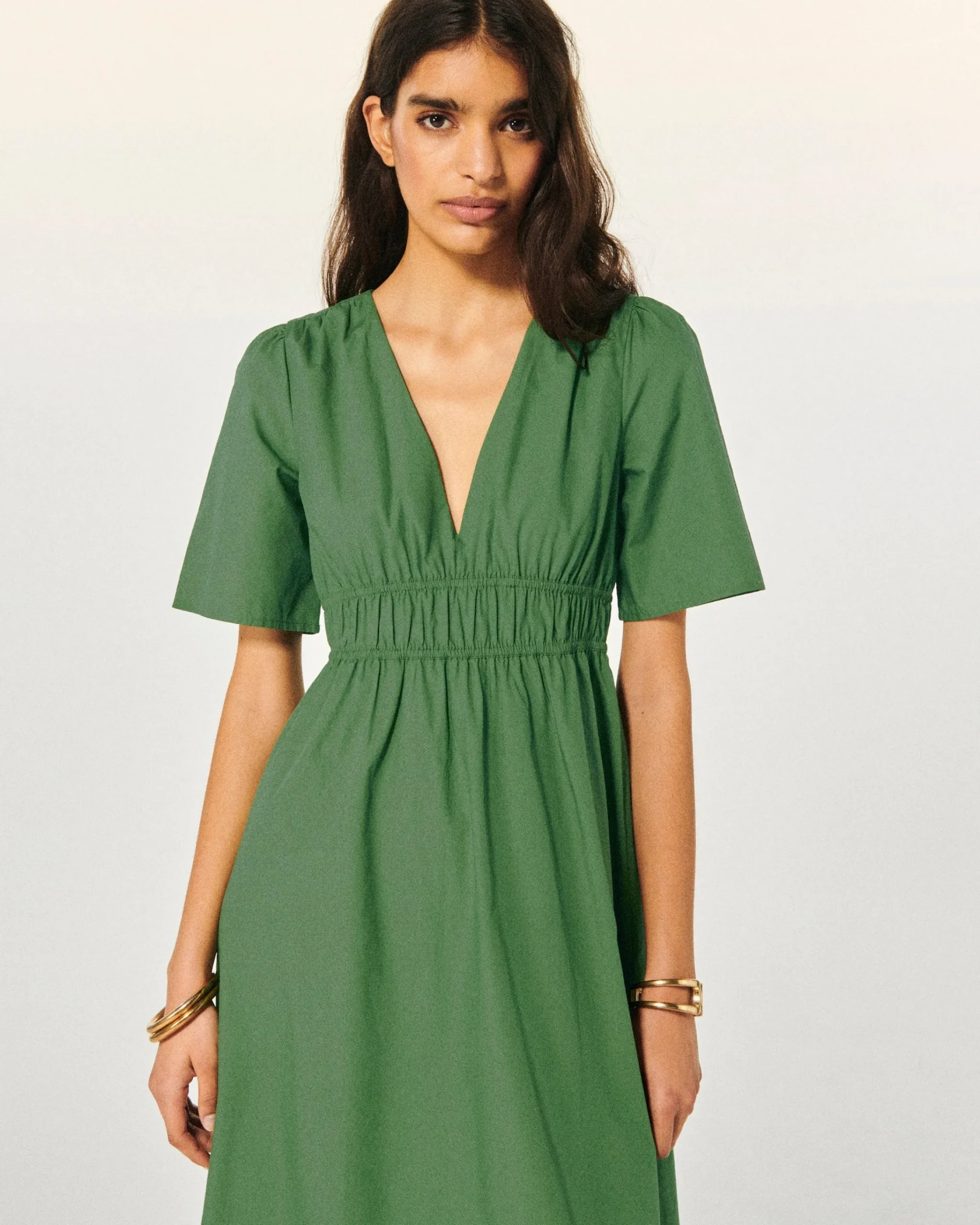 FROM FUTURE Vestito Lungo Maniche corte Gianna Cachi Clearance