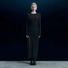 FROM FUTURE Vestito Lungo Maniche lunghe Nero Shop
