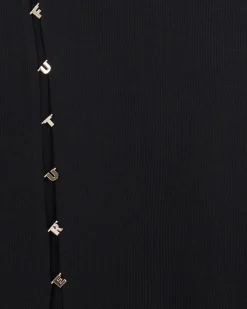 FROM FUTURE Vestito Lungo Maniche lunghe Nero Flash Sale
