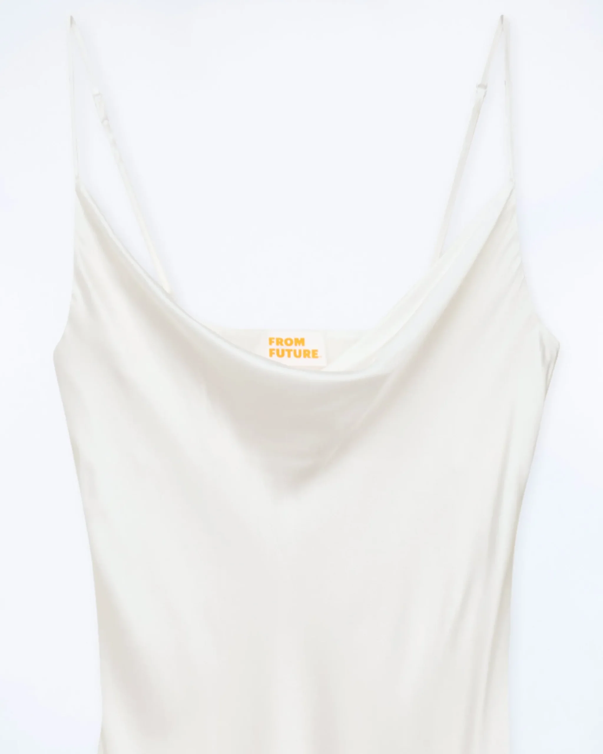 FROM FUTURE Vestito Lungo Spallina Amalia Ecrù Online