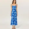 FROM FUTURE Vestito Lungo Spallina Gisele RomanticRoses Sale