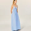 FROM FUTURE Vestito Lungo Spallina Liah BabyBlue Best