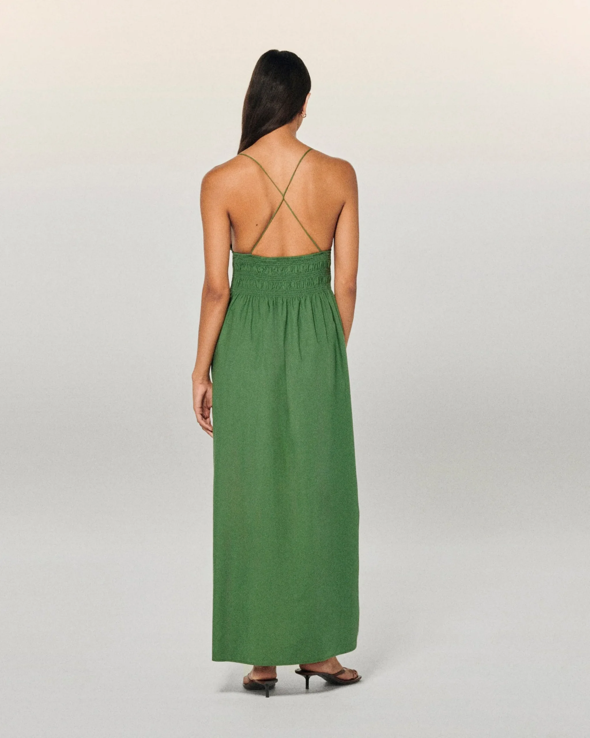 FROM FUTURE Vestito Lungo Spallina Liah Cachi Cheap