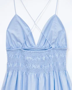 FROM FUTURE Vestito Lungo Spallina Liah BabyBlue Best